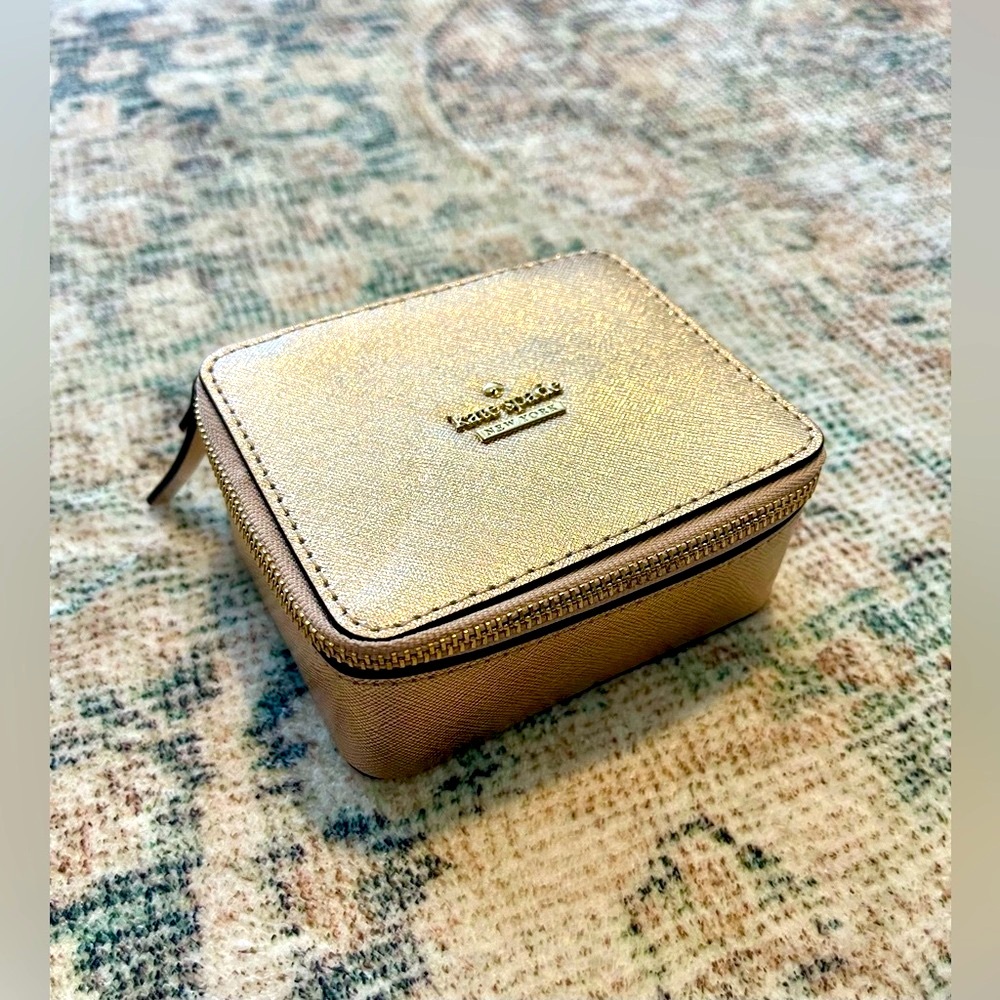 Kate Spade Gold Jewelry Box - Picture 2 of 13